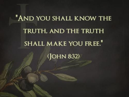 The truth has a voice